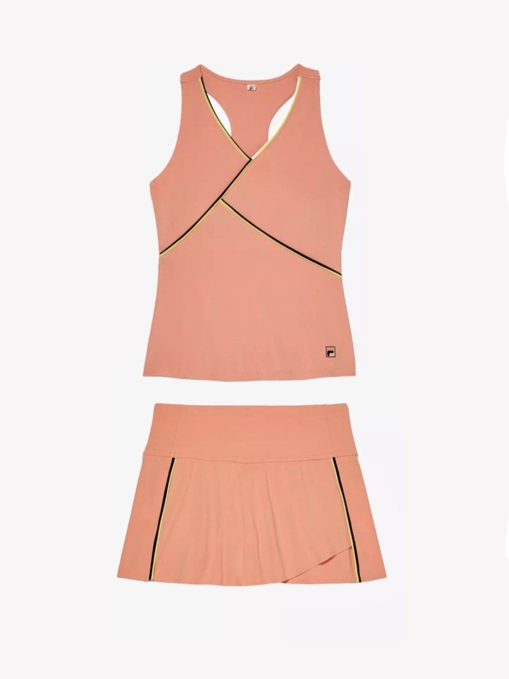 Fila Women's Backspin Wrap Skort NWT with Matching Tank Top EUC Size Medium